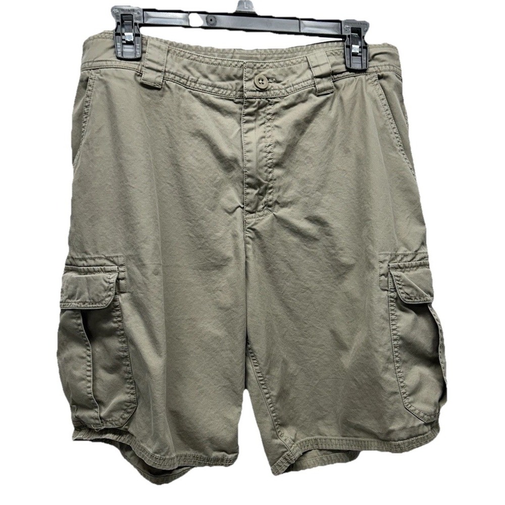 The North Face Men's 34 Tan Cotton Cargo Shorts (G5)